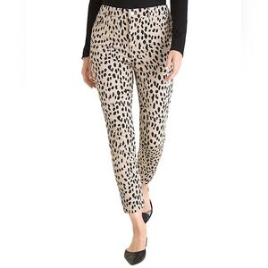 Chico's So Slimming Petite Animal-Print Girlfriend Ankle Jeans (4R)